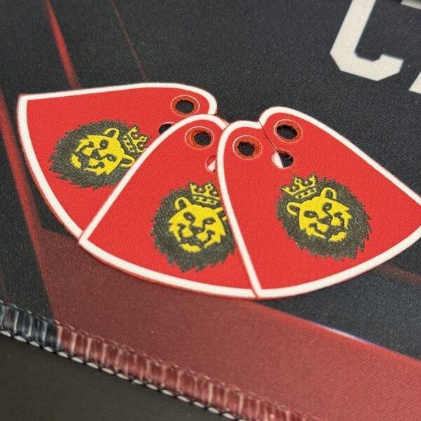 Royal Lion Knights Classic Cape — Handmade Custom Printed Minifigure Cape — alternate view